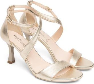Nero Giardini Ankle Strap Sandal in Gold at Nordstrom, Size 10Us