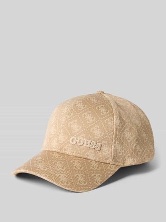 Guess Basecap mit Labe-Patch Modell CALLIOPE 4G in Hellbraun, Gr&ouml;&szlig;e 1
