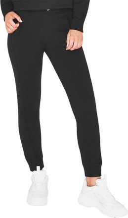 Calvin Klein Dames/Dames Jeans Katoenmix Geborduurde Logo Joggers (Zwart)