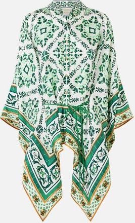 Camilla Button Through Scarf Blouse Corridor Of Calm at Nordstrom, Size X-Small