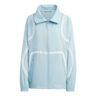 adidas (WMNS) adidas by Stella McCartney TruePace Woven Jacket Asia Sizing Blue HR6575