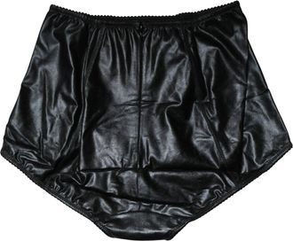 Dolce & Gabbana Womens Black Silk Blend High Waist Girdle Panty Underwear Elastane Clothing