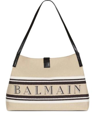 Balmain Borsa tote media Balmain Release con logo