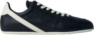 Rick Owens Leren Low-Top Sneakers - Heren - Sneakers - Zwart - 40 EU - Schoenen