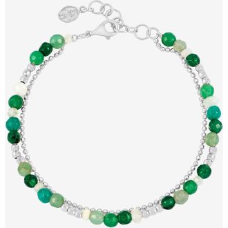 Dower & Hall Evergreen Orissa Bracelet in Sterling Silver at Nordstrom, Size 8
