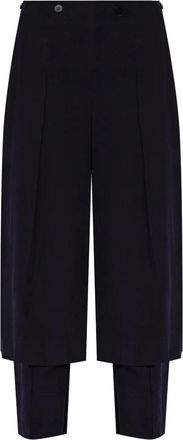 Issey Miyake Pantaloni a strati - Blu