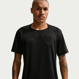 Nike Norway 2026 Stadium Away Nike Mens Dri-FIT Soccer Replica Jersey in Black | IB5381-010