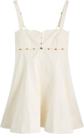 Clea Odette Cotton-blend Midi Dress - White - XS (UK6 / XS)