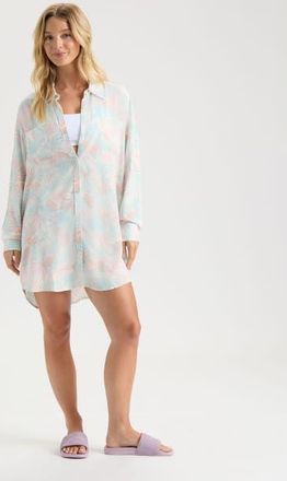 Salt Life Canopy Long Line Shirt in Blanc at Nordstrom, Size X-Large