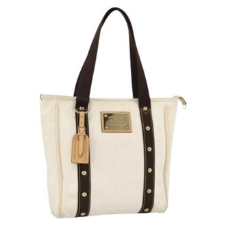 Louis Vuitton Pre-owned Tote Bags, female, White, Size: ONE SIZE Pre-owned Vintage Tote Bag
