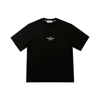 Stone Island T-shirts en Poloshirts - Heren - T-shirts - Zwart - M - Tops