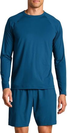 Rhone Reign Long Sleeve T-Shirt in Cape Blue at Nordstrom, Size X-Large