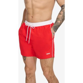 DKNY Two-Tone Swim Trunks in Red at Nordstrom Rack, Size Xx-Large