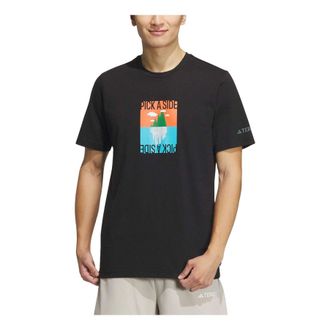 adidas Polygiene Graphic T-shirt Asia Sizing Black IS0274
