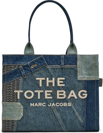 Marc Jacobs The Large Denim Tote Bag in Indigo Multi at Nordstrom