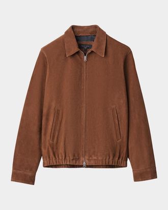 Rag & Bone Men & apos;s Harrington Suede Blouson