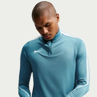 Nike Mens Strike Dri-FIT Soccer Drill Top in Blue | IF1455-098