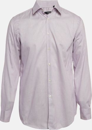 HUGO BOSS Boss By Hugo Boss Purple Checks Cotton Julen Shirt