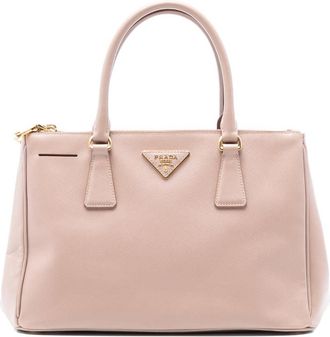 Prada Pre-owned Prada Small Saffiano Lux Galleria Double Zip Satchel Ladies 45J8HNRGUNMCMME6