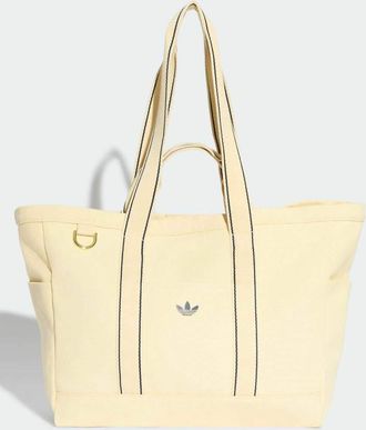 adidas adidas Originals borsa tote sportiva in tela warm vanilla e indigo-Giallo