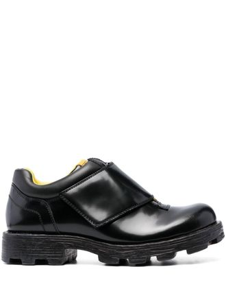 Diesel D-Hammer strap-detail shoes - T8013 BLACK