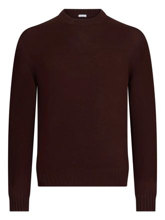 Malo crew-neck sweater - Brown