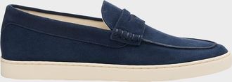 Brunello Cucinelli Men & apos;s Suede Loafer Sneakers