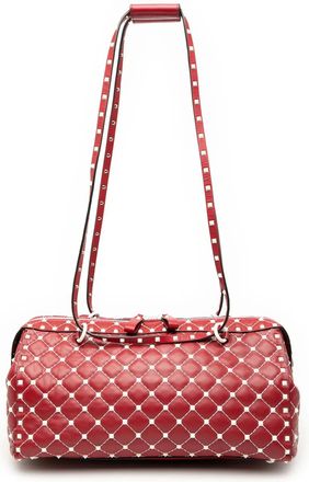 Valentino Garavani Borsa a spalla Free Rockstud Spike in pelle di agnello 2000-2017 - Rosso