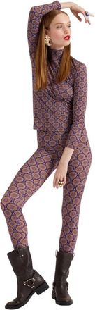 La DoubleJ Skinny Jersey Leggings - Dames - Leggings - Veelkleurig - XL - Tweed - Broeken
