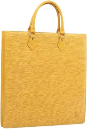 Louis Vuitton Pre-owned Tote Bags, female, Yellow, Size: ONE SIZE Pre-owned Leather Tote Bag