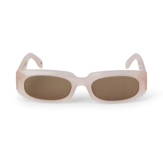Palm Angels PERI104NOAH3B64 Oval Full-Rim Sunglasses - Pink