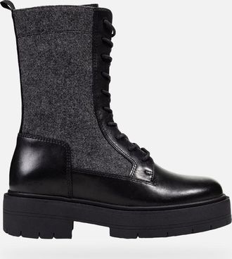 Geox Scarpe Spherica Ec7 Donna Nero/grigio