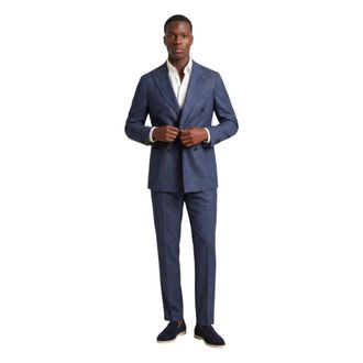 Mulish Double Breasted Suits, male, Blue, Size: 3XL Giorgione-Ab Double-breasted Suit