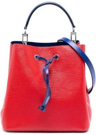 Louis Vuitton Pre-owned Neo Noe Bucket Bag - Dames - Vintage Tas - Rood - ONE Size - Leer - Vintage