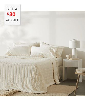 Ettitude Ettitude Linen+ Coverlet With $30 Credit