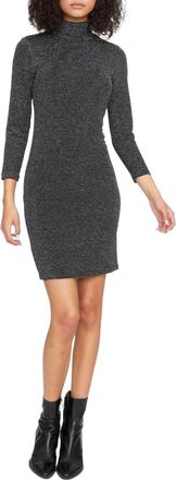 Sanctuary Forget Me Not Dress In Black/silver Stripe