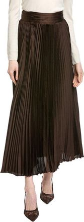 Elie Tahari Pleated Midi Skirt