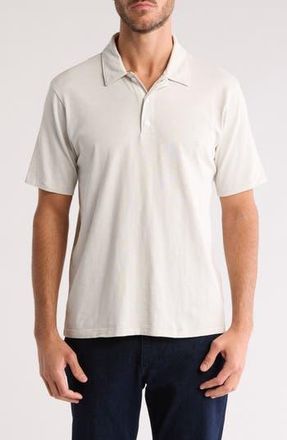 Rag & Bone Classic Cotton Slub Jersey Polo in Lunarock at Nordstrom Rack, Size Xx-Large