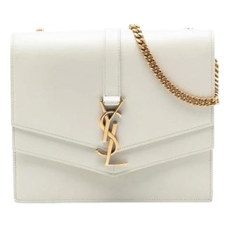 Saint Laurent Pre-owned Cross Body Bags, female, White, Size: ONE SIZE Pre-owned Crossbody Bag