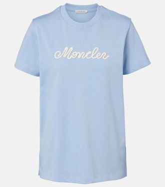 Moncler T-shirt in jersey di cotone con logo