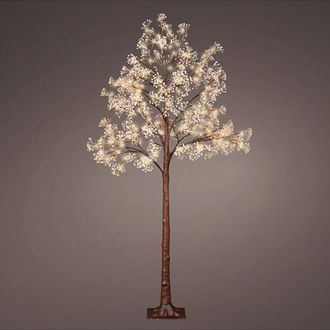 Lumineo Arbol Led Gypsophila Purpurina Ip44 180cm