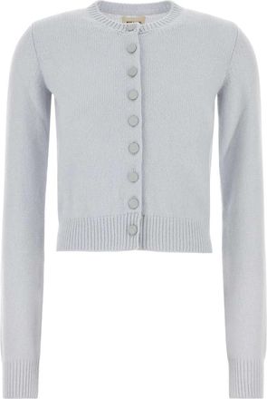 Khaite Pastel Light Blue Cashmere Everheart Cardigan