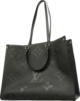 Louis Vuitton Noir Tote Bag (Pre-Owned)