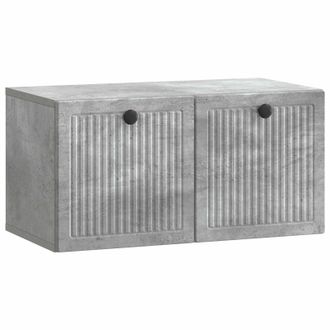 vidaXL Mueble Para Tv De Pared Gris Hormig&oacute;n 59,5 X 31 X 30 Cm Vidaxl