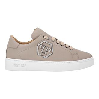 Philipp Plein Heren, Schoenen, Beige, Maat: 46 EU Leer