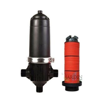 No Brand Filtro De Riego Agricola 3 Discos Anillas Con Abrazadera Met&aacute;lica. Ideal Para Instalaciones De Riego Profesionales, 50m3/h
