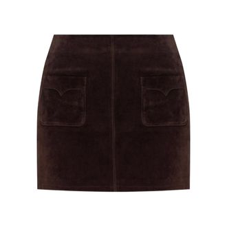 Zadig&Voltaire Suede Mini Skirt
