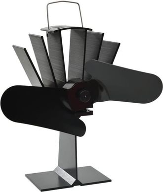 OEM Ventilador De Estufa Accionado Por Calor 2 Aspas Negro