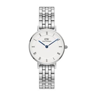 Daniel Wellington Elegante Zilveren Klassieke Dameshorloge - Dames - Horloges - Grijs - ONE Size - Accessoires