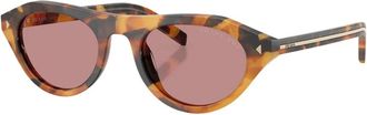Prada PR B15S Zonnebrillen - unisex - Zonnebrillen - Bruin - 51 MM - Accessoires